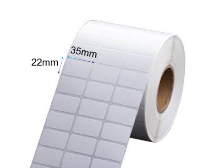 Giấy in mã vạch 3 tem 35x22mm